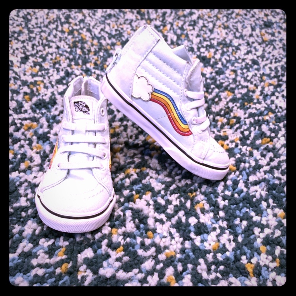 Kids rainbow vans